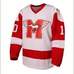 Men's #10 YOUNGBLOOD Inspired White Hockey Jersey - Size XL - NWT